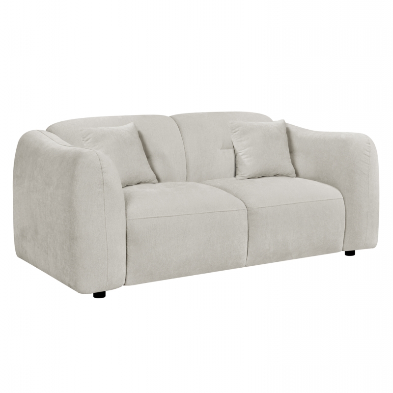 ΚΑΝΑΠΕΣ 2-ΘΕΣΙΟΣ JUNOA HM3334.02 ΕΚΡΟΥ ΥΦΑΣΜΑ 172x89x74Υεκ