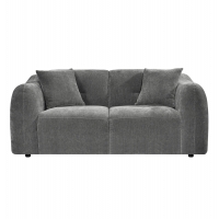 ΚΑΝΑΠΕΣ 2-ΘΕΣΙΟΣ JUNOA HM3334.01 ΓΚΡΙ ΥΦΑΣΜΑ 172x89x74Υεκ