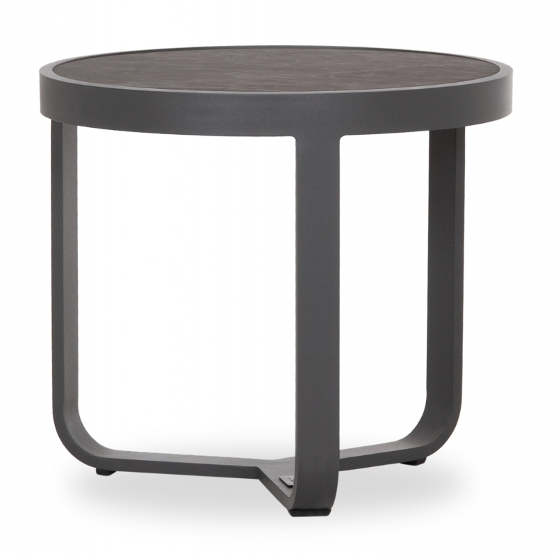 ΤΡΑΠΕΖΑΚΙ ΑΛΟΥΜΙΝΙΟΥ DEVIOUS SM6440.01 ΑΝΘΡΑΚΙ--ΓΚΡΙ SINTERED STONE TOP Φ45x41Υεκ. ΤΡΑΠΕΖΑΚΙ ΑΛΟΥΜΙΝΙΟΥ DEVIOUS SM6440.01 ΑΝΘΡΑΚΙ--ΓΚΡΙ SINTERED STONE TOP Φ45x41Υεκ.