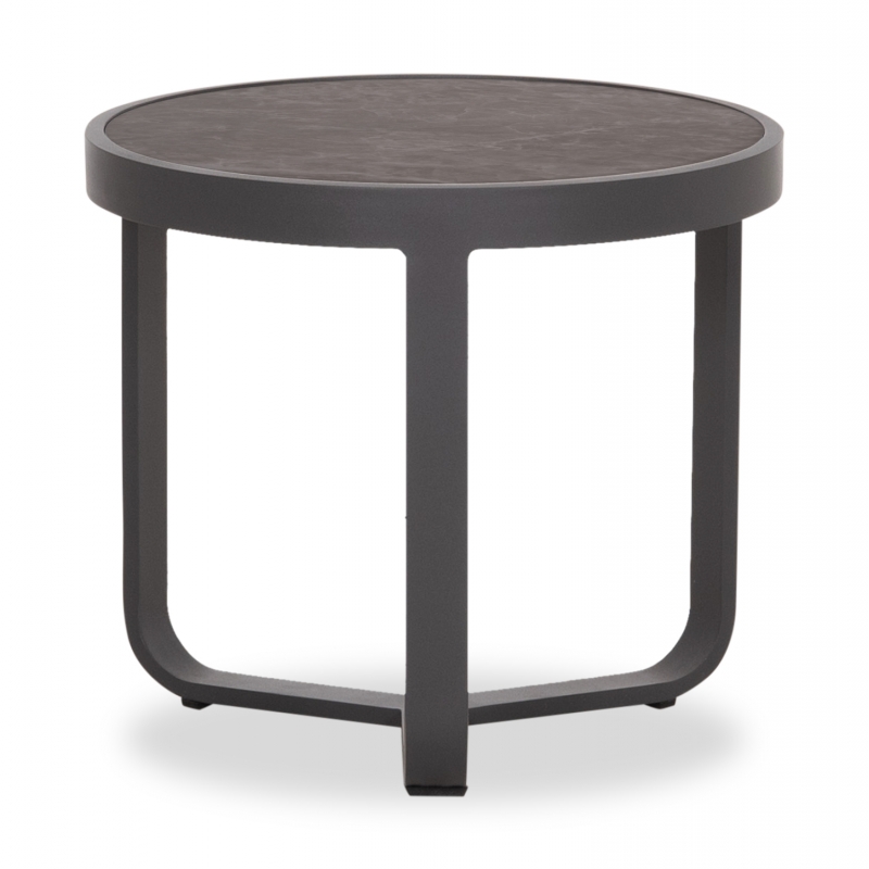 ΤΡΑΠΕΖΑΚΙ ΑΛΟΥΜΙΝΙΟΥ DEVIOUS SM6440.01 ΑΝΘΡΑΚΙ--ΓΚΡΙ SINTERED STONE TOP Φ45x41Υεκ. ΤΡΑΠΕΖΑΚΙ ΑΛΟΥΜΙΝΙΟΥ DEVIOUS SM6440.01 ΑΝΘΡΑΚΙ--ΓΚΡΙ SINTERED STONE TOP Φ45x41Υεκ.