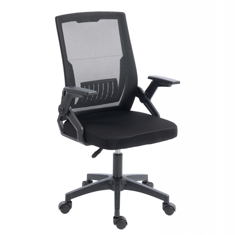 ΚΑΡΕΚΛΑ ΓΡΑΦΕΙΟΥ ZENITH HM1225.01 PP & MESH ΥΦΑΣΜΑ--ΜΑΥΡΟ 60x60x92-100Υεκ ΚΑΡΕΚΛΑ ΓΡΑΦΕΙΟΥ ZENITH HM1225.01 PP & MESH ΥΦΑΣΜΑ--ΜΑΥΡΟ 60x60x92-100Υεκ