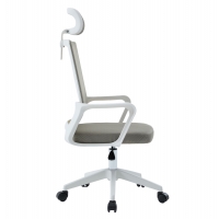 ΚΑΡΕΚΛΑ ΓΡΑΦΕΙΟΥ VELOCITY HM1229.02 ΛΕΥΚΟ PP--ΑΝΟΙΧΤΟ ΓΚΡΙ MESH 61x62x123Υεκ