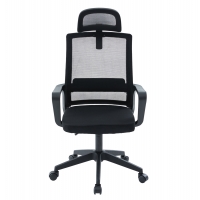 ΚΑΡΕΚΛΑ ΓΡΑΦΕΙΟΥ VELOCITY HM1229.01 ΜΑΥΡO MESH & PP 61x62x123Υεκ