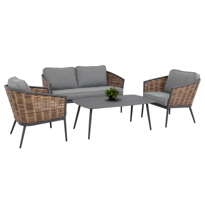 ΣΕΤ ΣΑΛΟΝΙ 4ΤΜΧ CASSIAN HM6552.01 ΑΛΟΥΜΙΝΙΟ & ΜΑΞΙΛΑΡΙΑ ΓΚΡΙ-ΜΠΕΖ P.E.RATTAN ΣΕΤ ΣΑΛΟΝΙ 4ΤΜΧ CASSIAN HM6552.01 ΑΛΟΥΜΙΝΙΟ & ΜΑΞΙΛΑΡΙΑ ΓΚΡΙ-ΜΠΕΖ P.E.RATTAN