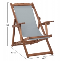 ΣΕΖΛΟΝΓΚ ΜΕ ΜΠΡΑΤΣΑ ΛΗΜΝΟΣ & PVC ΓΚΡΙ HM11708.10T ΞΥΛΟ ΟΞΙΑΣ ΚΑΡΥΔΙ 62.5x97x105Υεκ ΣΕΖΛΟΝΓΚ ΜΕ ΜΠΡΑΤΣΑ ΛΗΜΝΟΣ & PVC ΓΚΡΙ HM11708.10T ΞΥΛΟ ΟΞΙΑΣ ΚΑΡΥΔΙ 62.5x97x105Υεκ
