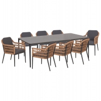 ΣΕΤ ΤΡΑΠΕΖΑΡΙΑΣ 9ΤΜΧ STAD HM10865.01 ΓΚΡΙ ΑΛΟΥΜΙΝΙΟ-SINTERED STONE TOP-OLEFIN ΣΕΤ ΤΡΑΠΕΖΑΡΙΑΣ 9ΤΜΧ STAD HM10865.01 ΓΚΡΙ ΑΛΟΥΜΙΝΙΟ-SINTERED STONE TOP-OLEFIN