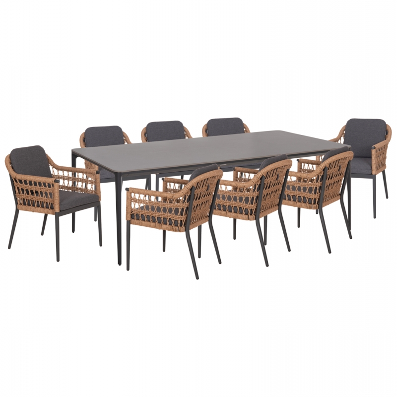 ΣΕΤ ΤΡΑΠΕΖΑΡΙΑΣ 9ΤΜΧ STAD HM10865.01 ΓΚΡΙ ΑΛΟΥΜΙΝΙΟ-SINTERED STONE TOP-OLEFIN ΣΕΤ ΤΡΑΠΕΖΑΡΙΑΣ 9ΤΜΧ STAD HM10865.01 ΓΚΡΙ ΑΛΟΥΜΙΝΙΟ-SINTERED STONE TOP-OLEFIN