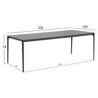 ΣΕΤ ΤΡΑΠΕΖΑΡΙΑΣ 9ΤΜΧ STAD HM10865.01 ΓΚΡΙ ΑΛΟΥΜΙΝΙΟ-SINTERED STONE TOP-OLEFIN ΣΕΤ ΤΡΑΠΕΖΑΡΙΑΣ 9ΤΜΧ STAD HM10865.01 ΓΚΡΙ ΑΛΟΥΜΙΝΙΟ-SINTERED STONE TOP-OLEFIN