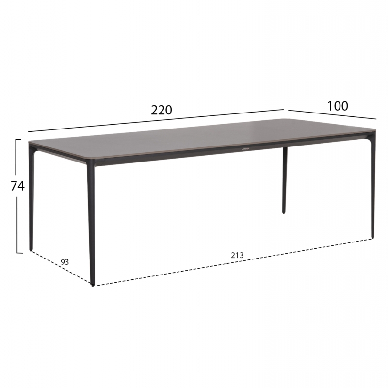 ΣΕΤ ΤΡΑΠΕΖΑΡΙΑΣ 9ΤΜΧ STAD HM10865.01 ΓΚΡΙ ΑΛΟΥΜΙΝΙΟ-SINTERED STONE TOP-OLEFIN ΣΕΤ ΤΡΑΠΕΖΑΡΙΑΣ 9ΤΜΧ STAD HM10865.01 ΓΚΡΙ ΑΛΟΥΜΙΝΙΟ-SINTERED STONE TOP-OLEFIN