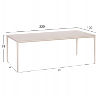 ΣΕΤ ΤΡΑΠΕΖΑΡΙΑΣ 9ΤΜΧ STAD HM10865.02 ΜΠΕΖ ΑΛΟΥΜ.& OLEFIN-ΛΕΥΚΟ SINTERED STONE TOP ΣΕΤ ΤΡΑΠΕΖΑΡΙΑΣ 9ΤΜΧ STAD HM10865.02 ΜΠΕΖ ΑΛΟΥΜ.& OLEFIN-ΛΕΥΚΟ SINTERED STONE TOP