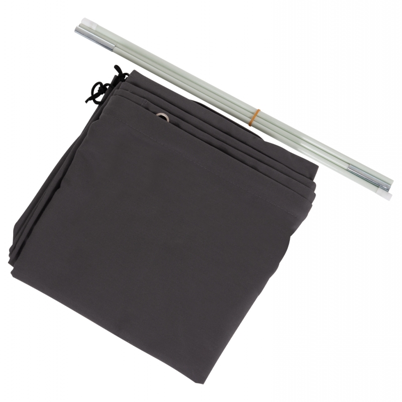 ΚΑΛΥΜΜΑ 3X3m ΓΙΑ ΟΜΠΡΕΛΑ HM6622.01 - SPUN POLYESTER ΣΕ ΓΚΡΙ ΚΑΛΥΜΜΑ 3X3m ΓΙΑ ΟΜΠΡΕΛΑ HM6622.01 - SPUN POLYESTER ΣΕ ΓΚΡΙ