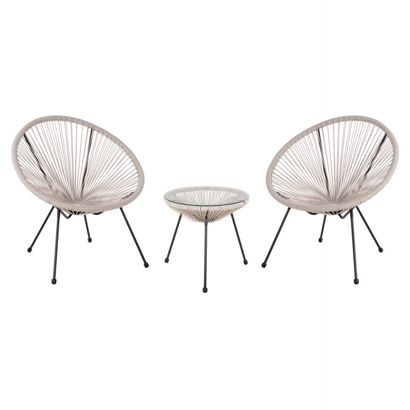 ΣΕΤ ΕΞΩΤΕΡΙΚΟΥ ΧΩΡΟΥ 3ΤΜΧ ACAPULCO HM11861.03 P.E.RATTAN ΕΚΡΟΥ-ΜΕΤΑΛΛΟ ΣΕ ΜΑΥΡΟ ΣΕΤ ΕΞΩΤΕΡΙΚΟΥ ΧΩΡΟΥ 3ΤΜΧ ACAPULCO HM11861.03 P.E.RATTAN ΕΚΡΟΥ-ΜΕΤΑΛΛΟ ΣΕ ΜΑΥΡΟ