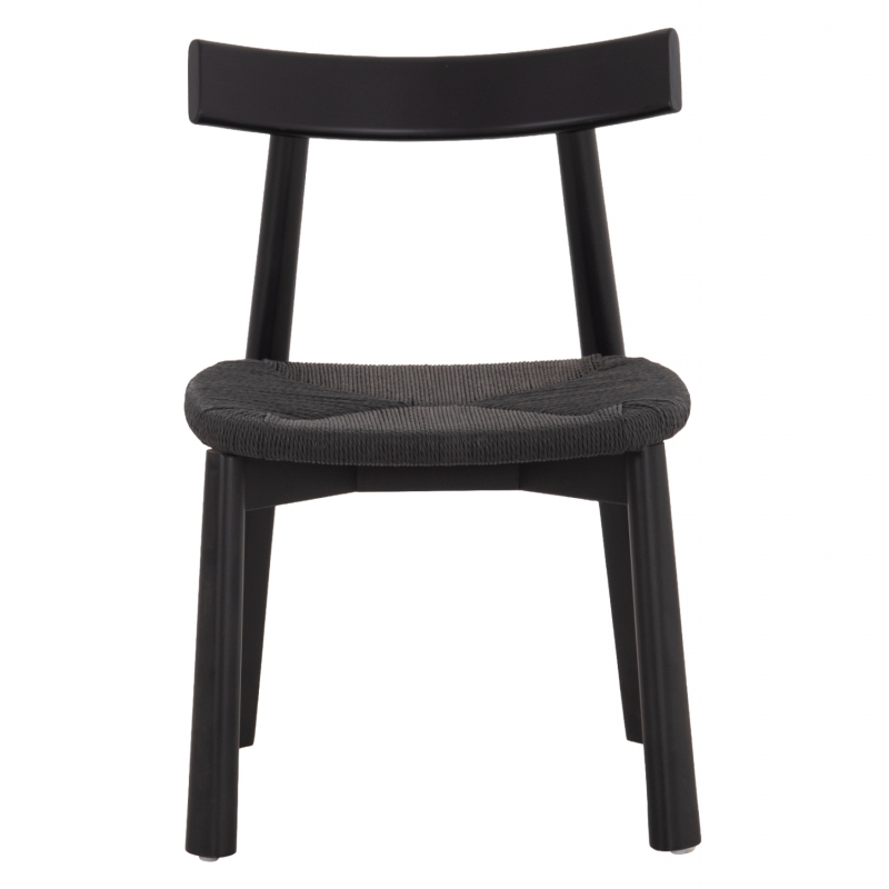 KΑΡΕΚΛΑ ΤΡΑΠΕΖΑΡΙΑΣ OSORIO HM18335.02 RUBBERWOOD & ΣΧΟΙΝΙ ΣΕ ΜΑΥΡΟ 51x55x74Υεκ