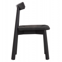 KΑΡΕΚΛΑ ΤΡΑΠΕΖΑΡΙΑΣ OSORIO HM18335.02 RUBBERWOOD & ΣΧΟΙΝΙ ΣΕ ΜΑΥΡΟ 51x55x74Υεκ