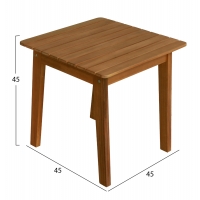 LOUNGE ΣΕΤ SOLARA HM10892 ΤΡΑΠΕΖΑΚΙ & 2 ΠΟΛΥΘΡΟΝΕΣ--ΞΥΛΟ ΑΚΑΚΙΑΣ--ΕΚΡΟΥ ΜΑΞΙΛΑΡΙΑ