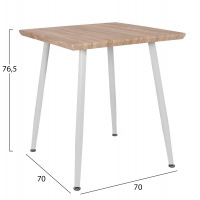 ΣΕΤ ΤΡΑΠΕΖΑΡΙΑΣ 3ΤΜΧ PALOMA HM21380.01 ΤΕΤΡΑΓΩΝΟ ΤΡΑΠΕΖΙ & 2 ΚΑΡΕΚΛΕΣ ΣΕ ΛΕΥΚΟ ΣΕΤ ΤΡΑΠΕΖΑΡΙΑΣ 3ΤΜΧ PALOMA HM21380.01 ΤΕΤΡΑΓΩΝΟ ΤΡΑΠΕΖΙ & 2 ΚΑΡΕΚΛΕΣ ΣΕ ΛΕΥΚΟ