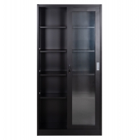 ΒΙΒΛΙΟΘΗΚΗ ΜΕ ΣΥΡΟΜΕΝΕΣ ΠΟΡΤΕΣ SIDER HM6632.01 ΜΕΤΑΛΛΙΚΗ ΜΑΥΡΗ 90x40x185Υεκ ΒΙΒΛΙΟΘΗΚΗ ΜΕ ΣΥΡΟΜΕΝΕΣ ΠΟΡΤΕΣ SIDER HM6632.01 ΜΕΤΑΛΛΙΚΗ ΜΑΥΡΗ 90x40x185Υεκ