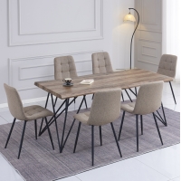 ΣΕΤ ΤΡΑΠΕΖΑΡΙΑΣ 7ΤΜΧ VIGOR HM21355 ΤΡΑΠΕΖΙ 180x90εκ ΜΕ 6 ΚΑΡΕΚΛΕΣ ΣΕΤ ΤΡΑΠΕΖΑΡΙΑΣ 7ΤΜΧ VIGOR HM21355 ΤΡΑΠΕΖΙ 180x90εκ ΜΕ 6 ΚΑΡΕΚΛΕΣ