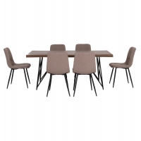 ΣΕΤ ΤΡΑΠΕΖΑΡΙΑΣ 7ΤΜΧ VIGOR HM21355 ΤΡΑΠΕΖΙ 180x90εκ ΜΕ 6 ΚΑΡΕΚΛΕΣ ΣΕΤ ΤΡΑΠΕΖΑΡΙΑΣ 7ΤΜΧ VIGOR HM21355 ΤΡΑΠΕΖΙ 180x90εκ ΜΕ 6 ΚΑΡΕΚΛΕΣ