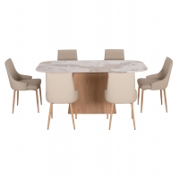 ΣΕΤ ΤΡΑΠΕΖΑΡΙΑΣ 7ΤΜΧ NORDU HM21359 ΚΕΡΑΜΙΚΟ TOP/MDF ΒΑΣΗ--PU ΚΡΕΜ/ΜΕΤΑΛ.ΠΟΔΙΑ ΣΕΤ ΤΡΑΠΕΖΑΡΙΑΣ 7ΤΜΧ NORDU HM21359 ΚΕΡΑΜΙΚΟ TOP/MDF ΒΑΣΗ--PU ΚΡΕΜ/ΜΕΤΑΛ.ΠΟΔΙΑ