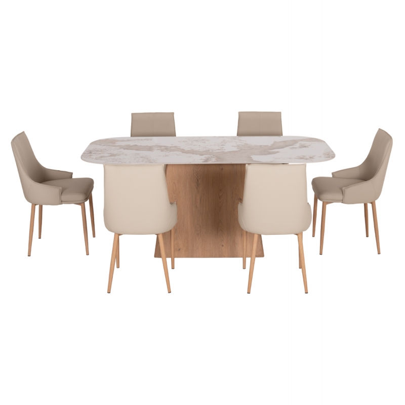 ΣΕΤ ΤΡΑΠΕΖΑΡΙΑΣ 7ΤΜΧ NORDU HM21359 ΚΕΡΑΜΙΚΟ TOP/MDF ΒΑΣΗ--PU ΚΡΕΜ/ΜΕΤΑΛ.ΠΟΔΙΑ ΣΕΤ ΤΡΑΠΕΖΑΡΙΑΣ 7ΤΜΧ NORDU HM21359 ΚΕΡΑΜΙΚΟ TOP/MDF ΒΑΣΗ--PU ΚΡΕΜ/ΜΕΤΑΛ.ΠΟΔΙΑ