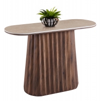ΚΟΝΣΟΛΑ WALDEN HM18439 ΚΕΡΑΜΙΚΟ TOP ΤΡΑΒΕΡΤΙΝΑ--MDF ΒΑΣΗ ΚΑΡΥΔΙ 120x40x76Υεκ