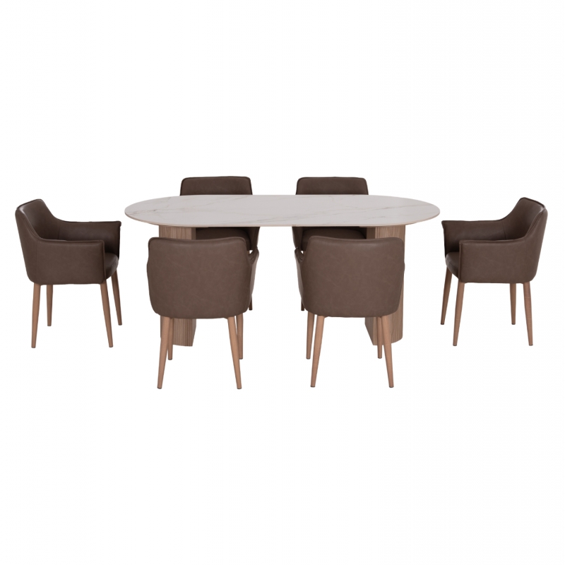 ΣΕΤ ΤΡΑΠΕΖΑΡΙΑΣ 7ΤΜΧ MELLOW HM21361 ΚΕΡΑΜΙΚΟ TOP/MDF ΠΟΔΙΑ--PU ΚΑΦΕ/ΜΕΤΑΛ.ΠΟΔΙΑ ΣΕΤ ΤΡΑΠΕΖΑΡΙΑΣ 7ΤΜΧ MELLOW HM21361 ΚΕΡΑΜΙΚΟ TOP/MDF ΠΟΔΙΑ--PU ΚΑΦΕ/ΜΕΤΑΛ.ΠΟΔΙΑ