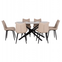 ΣΕΤ ΤΡΑΠΕΖΑΡΙΑΣ 7ΤΜΧ ISKA HM21363 ΚΕΡΑΜΙΚΟ TOP/ΜΕΤΑΛ. ΠΟΔΙΑ--PU ΜΠΕΖ/ΜΕΤΑΛ.ΠΟΔΙΑ ΣΕΤ ΤΡΑΠΕΖΑΡΙΑΣ 7ΤΜΧ ISKA HM21363 ΚΕΡΑΜΙΚΟ TOP/ΜΕΤΑΛ. ΠΟΔΙΑ--PU ΜΠΕΖ/ΜΕΤΑΛ.ΠΟΔΙΑ
