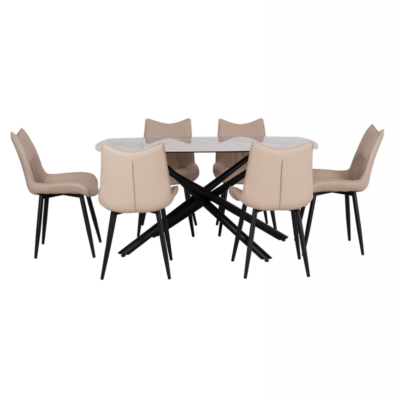 ΣΕΤ ΤΡΑΠΕΖΑΡΙΑΣ 7ΤΜΧ ISKA HM21363 ΚΕΡΑΜΙΚΟ TOP/ΜΕΤΑΛ. ΠΟΔΙΑ--PU ΜΠΕΖ/ΜΕΤΑΛ.ΠΟΔΙΑ ΣΕΤ ΤΡΑΠΕΖΑΡΙΑΣ 7ΤΜΧ ISKA HM21363 ΚΕΡΑΜΙΚΟ TOP/ΜΕΤΑΛ. ΠΟΔΙΑ--PU ΜΠΕΖ/ΜΕΤΑΛ.ΠΟΔΙΑ
