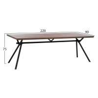 ΣΕΤ ΤΡΑΠΕΖΑΡΙΑΣ 7ΤΜΧ MANDY HM10957.03 MDF TOP--ΥΦΑΣΜΑ TAUPE & ΜΕΤΑΛ.ΠΟΔΙΑ ΣΕΤ ΤΡΑΠΕΖΑΡΙΑΣ 7ΤΜΧ MANDY HM10957.03 MDF TOP--ΥΦΑΣΜΑ TAUPE & ΜΕΤΑΛ.ΠΟΔΙΑ