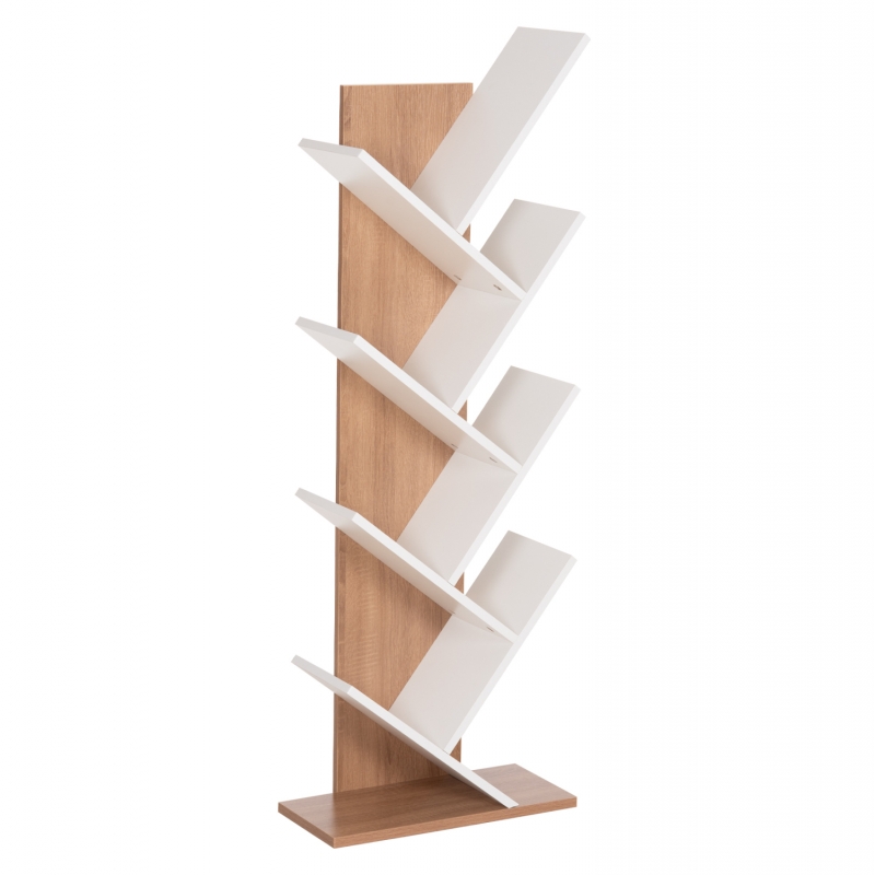 ΒΙΒΛΙΟΘΗΚΗ LIANA HM9028.14 ΜΕΛΑΜΙΝΗ SONAMA/ΛΕΥΚΟ 46x22x128,5Yεκ. ΒΙΒΛΙΟΘΗΚΗ LIANA HM9028.14 ΜΕΛΑΜΙΝΗ SONAMA/ΛΕΥΚΟ 46x22x128,5Yεκ.