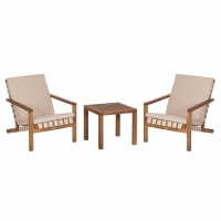 LOUNGE ΣΕΤ ΕΞ.ΧΩΡΟΥ 3ΤΜΧ DAME HM10982 ΞΥΛΟ ΑΚΑΚΙΑΣ--ΣΧΟΙΝΙ STRAP & ΜΑΞΙΛΑΡΙΑ ΣΕ ΜΠΕΖ LOUNGE ΣΕΤ ΕΞ.ΧΩΡΟΥ 3ΤΜΧ DAME HM10982 ΞΥΛΟ ΑΚΑΚΙΑΣ--ΣΧΟΙΝΙ STRAP & ΜΑΞΙΛΑΡΙΑ ΣΕ ΜΠΕΖ