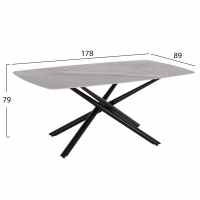 ΤΡΑΠΕΖΙ ΤΡΑΠΕΖΑΡΙΑΣ ISKA HM18423 ΚΕΡΑΜΙΚΟ TOP ΣΕ ΛΕΥΚΟ/ΚΑΦΕ ΜΑΡΜΑΡΟ 178x89x79Υεκ ΤΡΑΠΕΖΙ ΤΡΑΠΕΖΑΡΙΑΣ ISKA HM18423 ΚΕΡΑΜΙΚΟ TOP ΣΕ ΛΕΥΚΟ/ΚΑΦΕ ΜΑΡΜΑΡΟ 178x89x79Υεκ