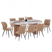 ΣΕΤ ΤΡΑΠΕΖΑΡΙΑΣ 9ΤΜΧ MARBLEX HM11394.03 ΚΕΡΑΜΙΚΟ TOP PANDORA--ΚΑΡΕΚΛΕΣ ΥΦΑΣΜΑ TAUPE ΣΕΤ ΤΡΑΠΕΖΑΡΙΑΣ 9ΤΜΧ MARBLEX HM11394.03 ΚΕΡΑΜΙΚΟ TOP PANDORA--ΚΑΡΕΚΛΕΣ ΥΦΑΣΜΑ TAUPE