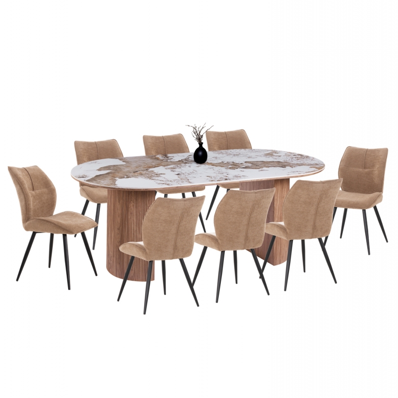 ΣΕΤ ΤΡΑΠΕΖΑΡΙΑΣ 9ΤΜΧ MARBLEX HM11394.03 ΚΕΡΑΜΙΚΟ TOP PANDORA--ΚΑΡΕΚΛΕΣ ΥΦΑΣΜΑ TAUPE ΣΕΤ ΤΡΑΠΕΖΑΡΙΑΣ 9ΤΜΧ MARBLEX HM11394.03 ΚΕΡΑΜΙΚΟ TOP PANDORA--ΚΑΡΕΚΛΕΣ ΥΦΑΣΜΑ TAUPE