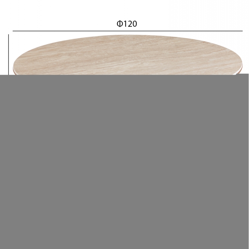 ΣΕΤ ΤΡΑΠΕΖΑΡΙΑΣ 5ΤΜΧ WALDEN HM12104.03 ΚΕΡΑΜΙΚΟ TOP ΤΡΑΒΕΡΤΙΝΑ--ΥΦΑΣΜΑ TAUPE