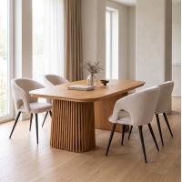 ΣΕΤ ΤΡΑΠΕΖΑΡΙΑΣ 5ΤΜΧ ΕΠΕΚΤΕΙΝΟΜΕΝΟ CORNEL HM12105.02 MDF--ΥΦΑΣΜΑ ΜΠΕΖ ΣΕΤ ΤΡΑΠΕΖΑΡΙΑΣ 5ΤΜΧ ΕΠΕΚΤΕΙΝΟΜΕΝΟ CORNEL HM12105.02 MDF--ΥΦΑΣΜΑ ΜΠΕΖ