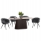 ΣΕΤ ΤΡΑΠΕΖΑΡΙΑΣ 5ΤΜΧ CATER HM12118.01 ΚΕΡΑΜΙΚΟ TOP ΟΒΑΛ--ΓΚΡΙ ΒΕΛΟΥΔΟ