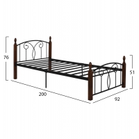 ΣΕΤ ΥΠΝΟΔΩΜΑΤΙΟΥ ΜΕ ΣΤΡΩΜΑ 3ΤΜΧ HM11217 RUBBERWOOD-ΜΕΤΑΛΛΟ ΣΕΤ ΥΠΝΟΔΩΜΑΤΙΟΥ ΜΕ ΣΤΡΩΜΑ 3ΤΜΧ HM11217 RUBBERWOOD-ΜΕΤΑΛΛΟ