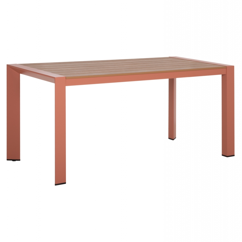 ΤΡΑΠΕΖΙ ΕΞΩΤ.ΧΩΡΟΥ GOYA HM6059.08 ΑΛΟΥΜΙΝΙΟ ΣE TERRACOTTA & POLYWOOD 160X80Χ75Υεκ.