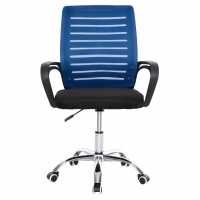 ΚΑΡΕΚΛΑ ΓΡΑΦΕΙΟΥ TRAIL HM1192.96 ΜΠΛΕ & ΜΑΥΡΟ MESH 62x51x98Υεκ. Β' ΔΙΑΛΟΓΗΣ