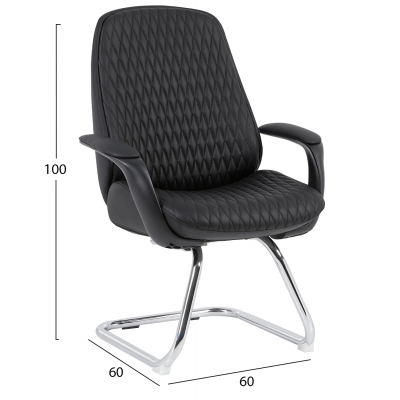 ΚΑΡΕΚΛΑ ΕΠΙΣΚΕΠΤΗ VELUM-s HM1235.01 ΜΑΥΡO PU--ΒΑΣΗ ΧΡΩΜΙΟΥ 71x60x100Υεκ. ΚΑΡΕΚΛΑ ΕΠΙΣΚΕΠΤΗ VELUM-s HM1235.01 ΜΑΥΡO PU--ΒΑΣΗ ΧΡΩΜΙΟΥ 71x60x100Υεκ.