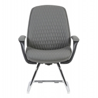 ΚΑΡΕΚΛΑ ΕΠΙΣΚΕΠΤΗ VELUM-s HM1235.10 ΓΚΡΙ PU--ΒΑΣΗ ΧΡΩΜΙΟΥ 71x60x100Υεκ.