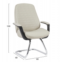 ΚΑΡΕΚΛΑ ΕΠΙΣΚΕΠΤΗ VELUM-s HM1235.02 ΜΠΕΖ PU--ΒΑΣΗ ΧΡΩΜΙΟΥ 71x60x100Υεκ. ΚΑΡΕΚΛΑ ΕΠΙΣΚΕΠΤΗ VELUM-s HM1235.02 ΜΠΕΖ PU--ΒΑΣΗ ΧΡΩΜΙΟΥ 71x60x100Υεκ.