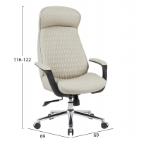ΚΑΡΕΚΛΑ ΓΡΑΦΕΙΟΥ PREMIUM VELUM HM1233.02 ΜΠΕΖ PU--ΒΑΣΗ ΧΡΩΜΙΟΥ 71x69x116-122Υεκ. ΚΑΡΕΚΛΑ ΓΡΑΦΕΙΟΥ PREMIUM VELUM HM1233.02 ΜΠΕΖ PU--ΒΑΣΗ ΧΡΩΜΙΟΥ 71x69x116-122Υεκ.