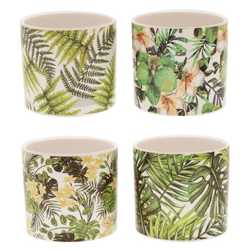 ΚΕΡΑΜΙΚΟ ΚΑΣΠΩ Φ12Χ11ΕΚ ΥΨΟΣ ΣΕ 4 JUNGLE DESIGNS