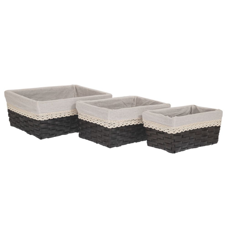 ΣΕΤ 3 ΠΑΝΕΡΙ ΚΑΦΕ ΜΕ ΥΦΑΣΜΑ A:35X25X15 B:30X20X13 C:25X15X11 ΕΚ ΣΕΤ 3 ΠΑΝΕΡΙ ΚΑΦΕ ΜΕ ΥΦΑΣΜΑ A:35X25X15 B:30X20X13 C:25X15X11 ΕΚ