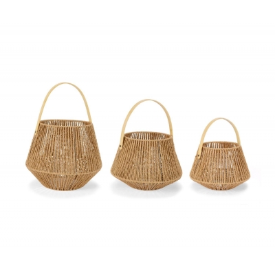Andrea House - Φανάρι Bamboo Ø33X43cm Andrea House - Φανάρι Bamboo Ø33X43cm