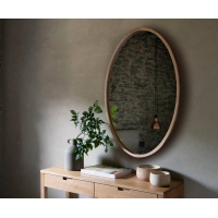 Andrea House - Καθρεφτης Τοίχου Wooden Oval 60X90cm Andrea House - Καθρεφτης Τοίχου Wooden Oval 60X90cm