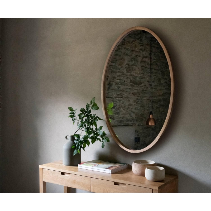 Andrea House - Καθρεφτης Τοίχου Wooden Oval 60X90cm Andrea House - Καθρεφτης Τοίχου Wooden Oval 60X90cm